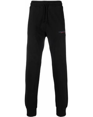 DIESEL P-Tary-Ind Logo-Print Track Trousers - Black