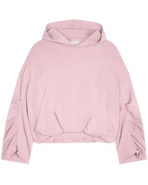 Dries Van Noten ドレープ パーカー - ピンク