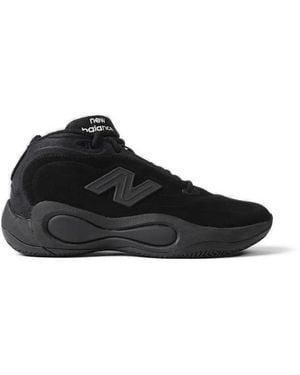New Balance P400 Logo-Detail Trainers - Black