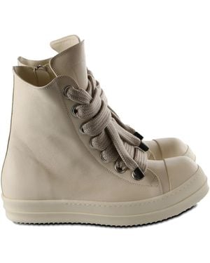Rick Owens Jumbolace High-top Sneakers - Natural