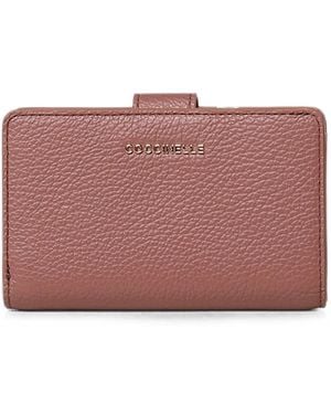 Coccinelle Metallic Soft Press-Stud Wallet - Purple