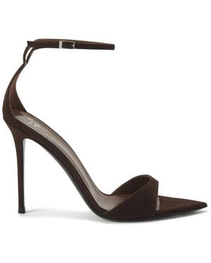 Giuseppe Zanotti 105mm Intriigo Strap Sandals - Brown
