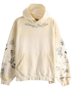 Balenciaga Cotton Hoodie - Natural