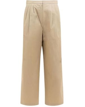 The Loom Pleated-Front Trousers - Natural
