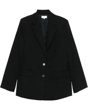 Vince Button-Fastening Cotton Jacket - Black