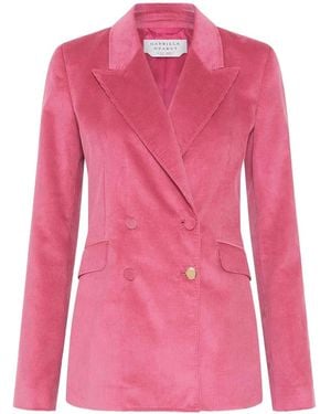 Gabriela Hearst Angela Double-Breasted Blazer - Pink