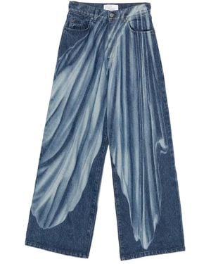 GIUSEPPE DI MORABITO Wide-Leg Jeans - Blue