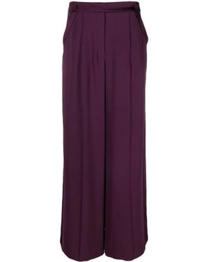 Jonathan Simkhai Palladia Wide Leg Tuxedo Pant - Lila
