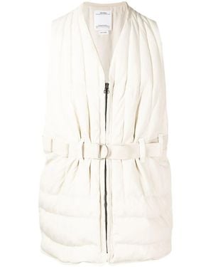 Visvim Belted Padded Gilet - Natural