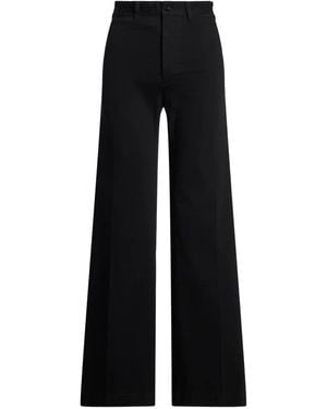 Polo Ralph Lauren Wide-Leg Pants - Black
