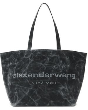 Alexander Wang Punch logo-embossed tote bag - Schwarz