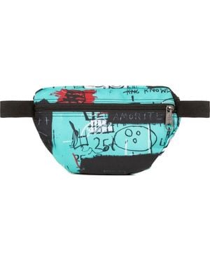 Eastpak X Basquiat Small Spring Belt Bag - Blue