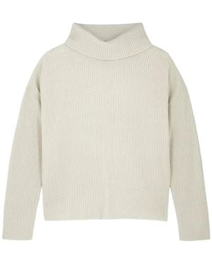 Eileen Fisher Ribbed Turtleneck Sweater - ホワイト