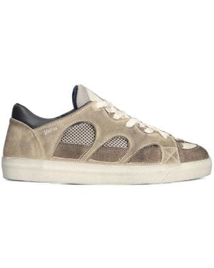Santha Mesh-Panelled Low-Top Trainers - White