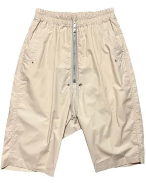 Rick Owens Pantalones Cortos Bela Pods - Neutro