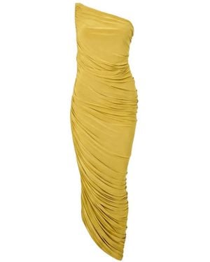 Norma Kamali Diana Asymmetric Dress - Yellow