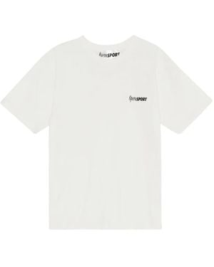 OperaSPORT T-Shirt mit Logo-Detail - Weiß