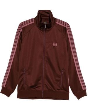 Needles Striped Zip Jacket - レッド