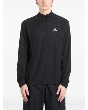 Nike Zipped Performance Sweatshirt - Gray