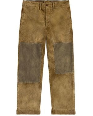 RRL Patched Utility Trousers - Green