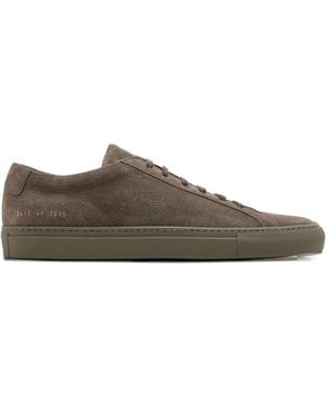 Common Projects Baskets En Daim - Marron