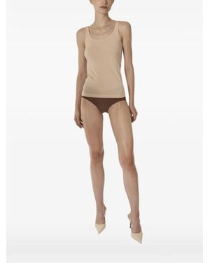 Wolford Seamless Virgin-Wool Top - Natural