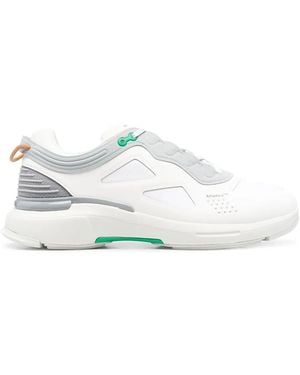 ATHLETICS FTWR Logo-Print Low-Top Trainers - White