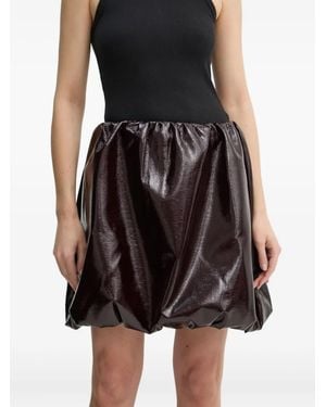 Herskind Elasticated Mini Skirt - Black
