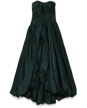 Aje. Violette Bubble Hem Maxi Dress - Green