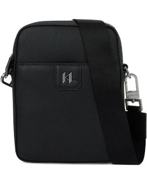 Karl Lagerfeld Leather Bag - Black