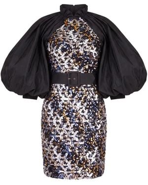 Gatti Nolli by Marwan Sequinned Mini Dress - White