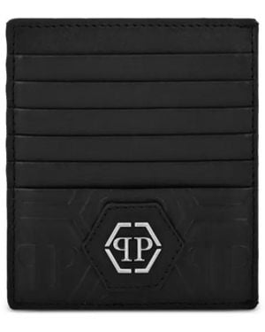 Philipp Plein モノグラム カードケース - ブラック