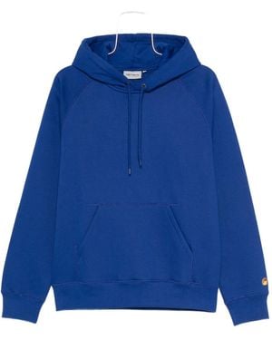 Carhartt Logo-embroidered Hoodie - ブルー