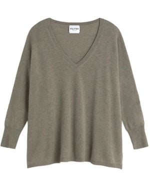 Kujten V-Neck Jumper - Grey