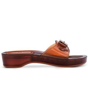 Melissa X Scholl Pescura-Heel Slides - Brown