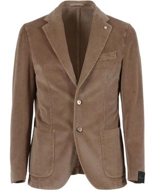 Brando Ribfluwelen Blazer - Bruin