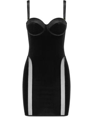 Maison Close X Scandale Rococo Dress - Black