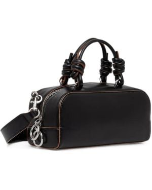 Benetton Be Bag Knotted Shoulder Bag - Black