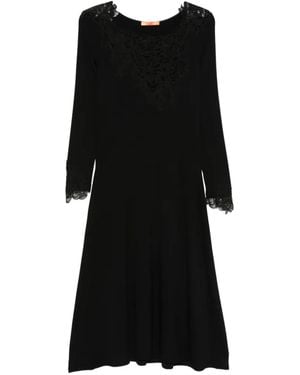 Ermanno Scervino Lace Midi Dress - Black