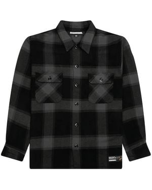 Neighborhood Buffalo Check Shirt - Black