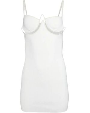 Dion Lee アンダーワイヤー ミニドレス - ホワイト
