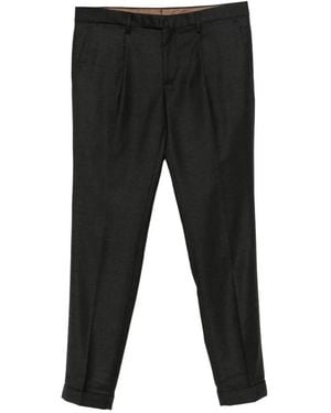 Briglia 1949 Pantalon À Design Plissé - Black