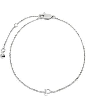 Monica Vinader Initial Chain Bracelet - Metallic