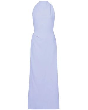 Proenza Schouler Selena Twist Back Maxi Dress - Purple