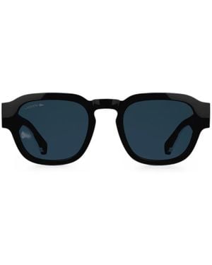 Lacoste Runde Icons Brille Aus Azetat - Blau