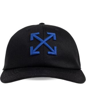 Off-White c/o Virgil Abloh Cappello Da Baseball Con Logo - Blu