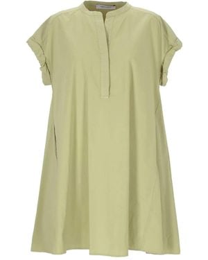 EMMA & GAIA Katoenen Shirt - Groen