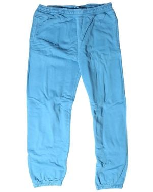 Stussy Logo-Appliqué Drawstring Track Pants - Bleu
