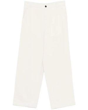 Barena Button Pants - White