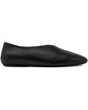 Marsèll Strascico Calf Leather Ballerina Flats - Black